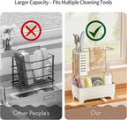 MOUKABAL Sponge Holder for Kitchen Sink, 2-Tier Sink Caddy Organizer - Image 5