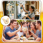 Vesici 24 Pcs Magnetic Bottle Opener 2.5in DIY Bamboo Butterfly Shape Beer - Image 5