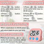 ZILLEEN Classroom Timer for Kids Teachers 2 Pack Digital Timers - Image 8