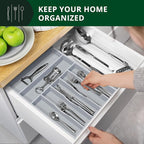 ROYAL CRAFT WOOD Luxury Bamboo Kitchen Drawer Organizer - Image 3