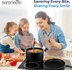 SereneLife Kitchenware Pots & Pans Basic Kitchen Cookware, Heat Resistant - Image 7