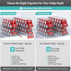 Sorbus Soda Can Organizer for Refrigerator Stackable Can Holder Dispenser - Image 4