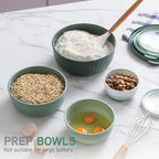 COOK WITH COLOR Prep Bowls with Lids- Wide and Deep Nesting Plastic Small - Image 7