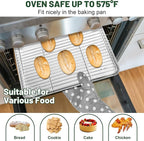 TeamFar Cooling Rack, 15.3” x 11.1” Stainless Steel Wire Baking Rack - Image 4