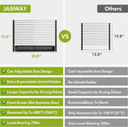 JASIWAY Dish Drying Rack, Roll Up Dryer Rack - Image 4