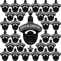 30 PCS Stainless Bottle Opener Wall Mount Black Bulk Beer Soda Cap Opener by Wallmountedbottleopener