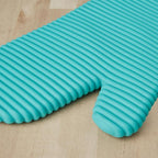 KITCHENAID Ribbed Soft Silicone Oven Mitt 2-Pack Set, Aqua Sky - Image 6