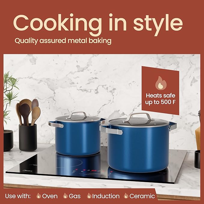 Bakken 5 Quart Ceramic Coated Stock Pot - Image 3