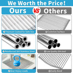 Expandable Roll-UP Dish Drying Rack-Large 304 Stainless Steel Dish Drainer Over - Image 3