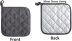 DII Basic Terry Collection Quilted 100% Cotton, Mineral Gray, 3 Piece - Image 3