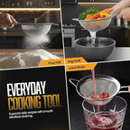 ELEEN Premium Stainless Steel Fine Mesh Strainers - Image 4