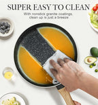MICHELANGELO Saucepan Set, Nonstick Sauce Pans - Image 5