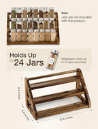 Tinamo Acacia Wood Spice Rack - Image 2