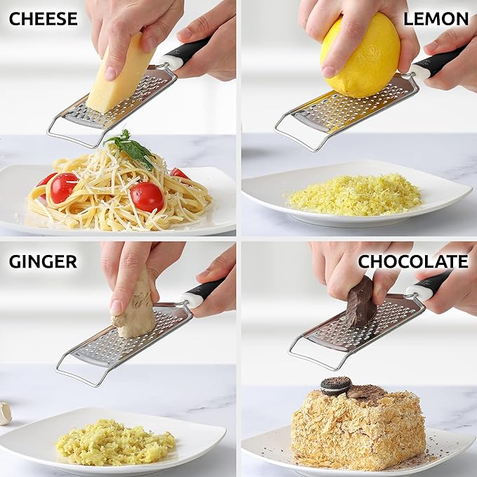 Zulay Kitchen Professional Cheese Grater Stainless Steel - Image 3