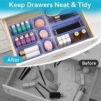 ElegantArray 12 PCS Drawer Organizer Set, 4 Sizes Tool Storage Trays - Image 3