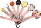 Measuring Cups and Spoons Set 14, Copper Measuring Cups and Spoons Set - Image 3