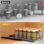 BOIVSHI Pull Out Spice Rack Organizer - Image 3