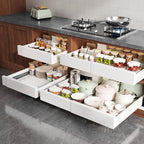 Seinloes 2 Pack Pull Out Cabinet Organizer Expandable Width and Depth, Slide - Image 7