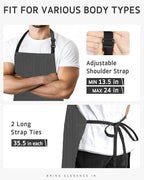 Syntus Chef Apron for Men Women Kitchen Cooking Apron - Image 4