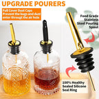 Syrup Dispenser Bottles Set of 3, Simple Syrup Bottle - Image 5