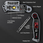 TempPro TP19 Waterproof Digital Meat Thermometer - Image 7