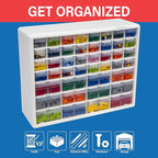 Akro-Mils 44-Drawer Plastic Drawer Storage Cabinet - Image 4