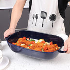 6 Quart Large Rectangular Baking Dish, 16x11 Inches Ceramic Baking Pan - Image 6