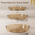 LAMU 3 Pack Lazy Susan Organizer Turntable - Image 6