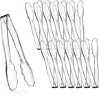 Plasticpro 7.5'' Serving Tongs Heavy Duty Reusable Kitchen and BBQ Clear by PLASTICPRO