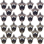 24 PCS Beer Opener Wall Mounted Bulk, Antique Copper Bronze Wall Bottle Opener by Wallmountedbottleopener