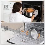 Ciwete Stainless Steel Stock Pot, 11 Quart Soup Pot - Image 7