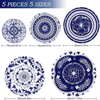 5 Pieces Bowl Covers Reusable, 5 Multi-Size Elastic Cloth Fabric Bowl Covers - Image 2