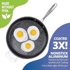 Granitestone 14 Inch Large Non stick Frying Pan - Image 4