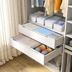 DIMJ Drawer Organizer Clothes, 18 Pack Dresser Organizer, Foldable Closet - Image 3