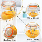 32 oz Wide Mouth Mason Jars - Image 3