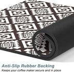 Rnivvi Coffee Mat, Hide Stain Rubber Backed Absorbent Dish Drying Pad - Image 4