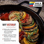 Victoria Cast Iron Round Skillet - Image 2