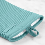 KITCHENAID Ribbed Soft Silicone Oven Mitt 2-Pack Set, Mineral Water Aqua - Image 5