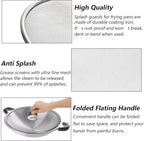 Nicunom 4 Pack Splatter Screen for Frying Pan, Kitchen Oil Splatter Guard Set - Image 2