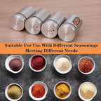 24 Pcs Stainless Steel Spice Jars - Image 4
