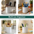 D'vine Dev 360° Rotating Utensil Holder Set – 7.2"+5" Kitchen Utensil Crocks - Image 7