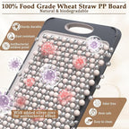 GUANCI Cutting Board for Kitchen, Stainless Steel Cutting Board Double Sided - Image 4