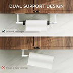 FORIOUS Paper Towel Holder Under Cabinet, Single Hand Operable - Image 8
