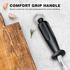 Knife Sharpener Rod, Kitchen Knives Sharpener Carbon Steel Professional Knife - Image 3