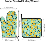 Lemon Pot Holders and Oven Mitts - Image 3