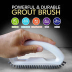 Grout Brush with Stiff Nylon Bristles, Heavy Duty Hand Grout Scrub Brush - Image 2