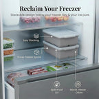 KitchFort Large Silicone Ice Cube Tray, Easy Release 2" Big Ice Cubes - Image 5