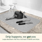 Cuisinart Dish Drying Mats for Kitchen Counter - Image 2