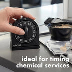 60 Minute Wind Up Timer Visual Mechanical Timer, from 0 to 60 Minutes, - Image 4