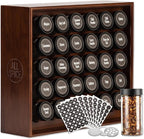 AllSpice Spice Rack Organizer, 525 Unique Labels, Countertop or Wall Mount by AllSpice